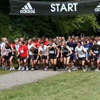 Polizeisport beim Volkslauf